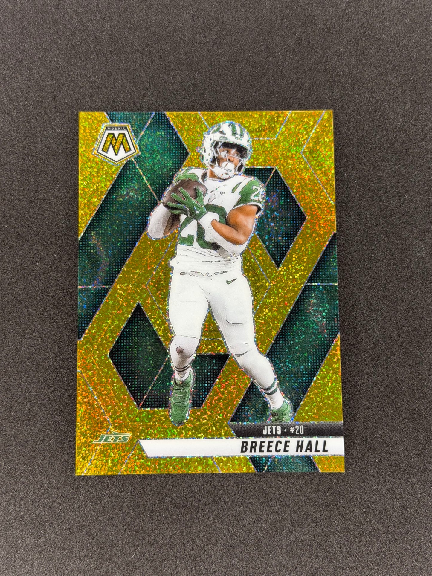 2025 Mosaic Breece Hall #236 Gold Glitter #/5