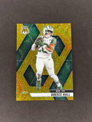 2025 Mosaic Breece Hall #236 Gold Glitter #/5