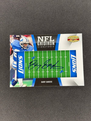 2010 Panini Gridiron Gear Barry Sanders #9 Auto #/15
