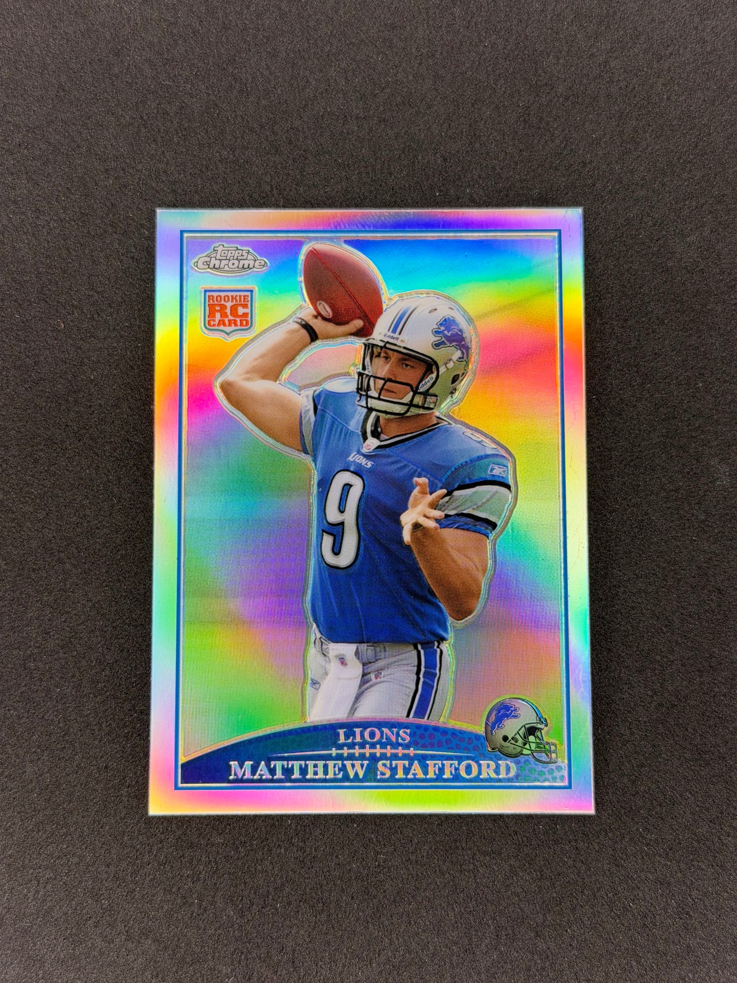 2009 Topps Chrome Matthew Stafford #TC210 Refractor RC